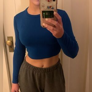 Zara blue long sleeve